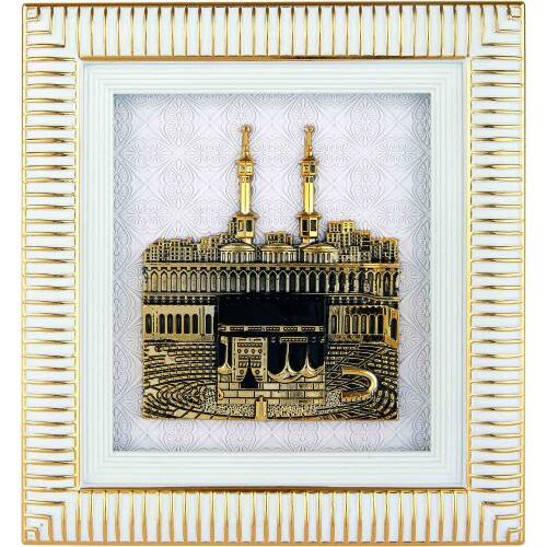 18x20 cm Kabe Pano - Beyaz Sarı - 1