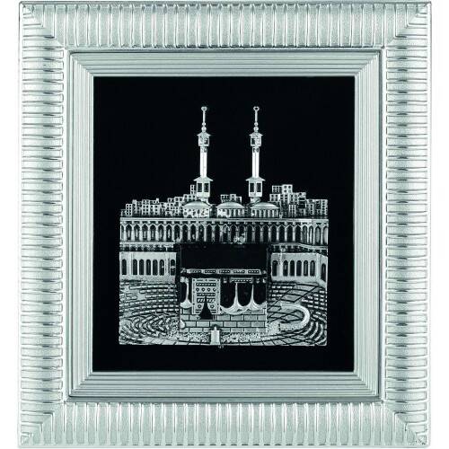 18x20 cm Kabe Pano - Gümüş Renk - 1