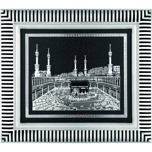 29x33 cm Kabe Pano - Gümüş Renk - 1