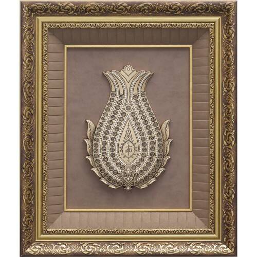 50x60 cm Laleli Esma - Sarı - 1